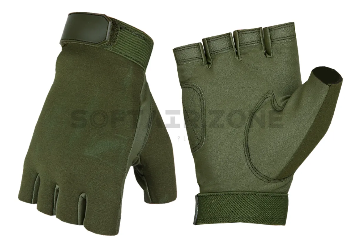 Invader Gear Half Finger Shooting Handschuhe OD XL